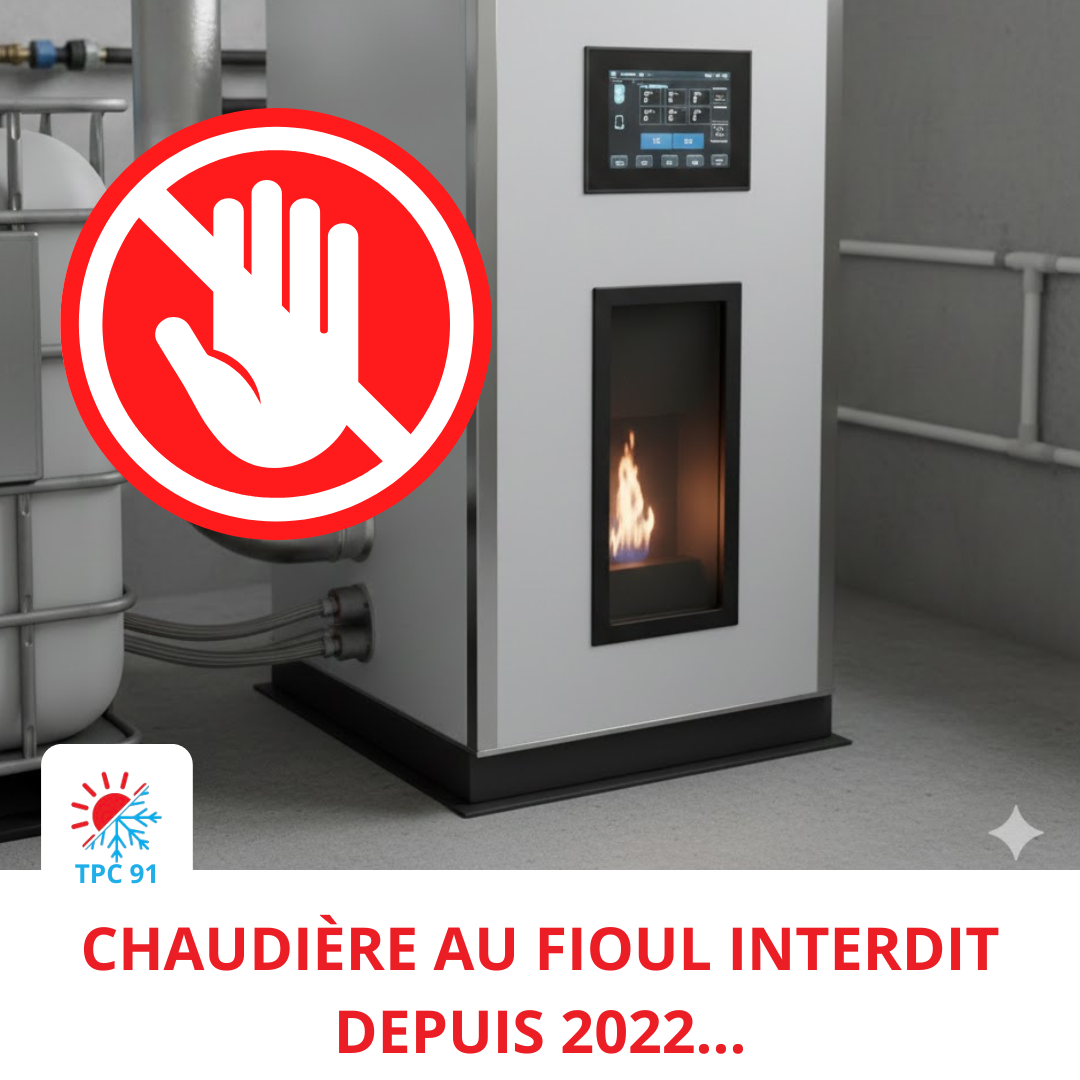 La chaudière fioul interdite depuis 2022